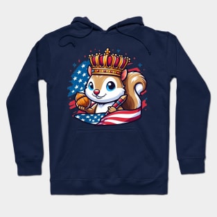 A Whimsical Tribute to American Culture in Cartoon Style Hoodie